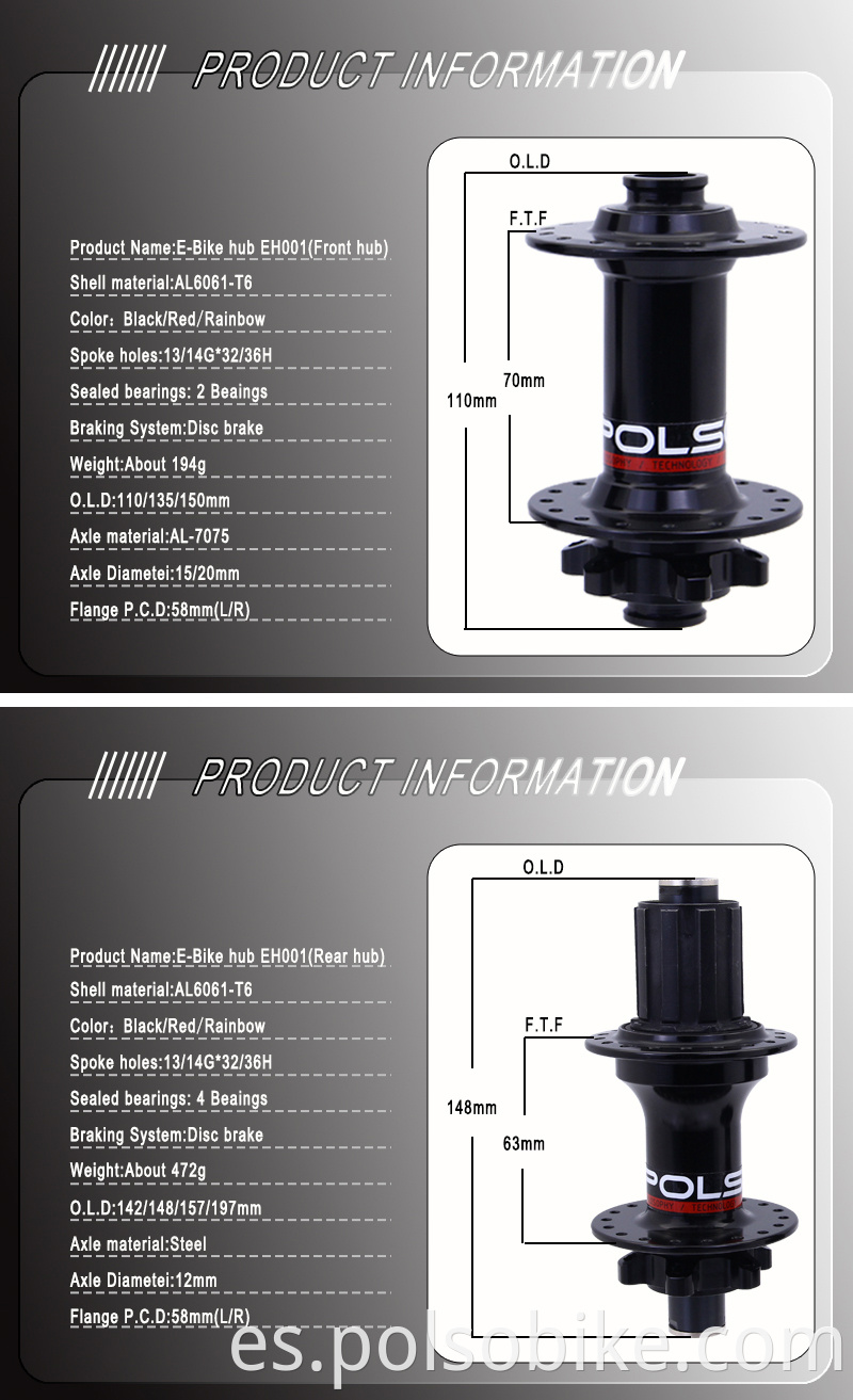 4 bearing MTB hub